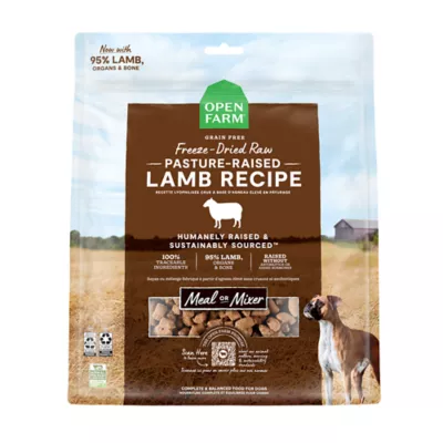Open Farm Freeze Dried Adult Dry Dog Food - Raw Morsels, Lamb - Image 1