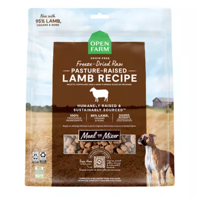 Open Farm Freeze Dried Adult Dry Dog Food - Raw Morsels, Lamb - Image 1