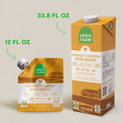 Open Farm Grain Free Bone Broth Topper for Cats or Dogs - Human Grade, Chicken - Image 4