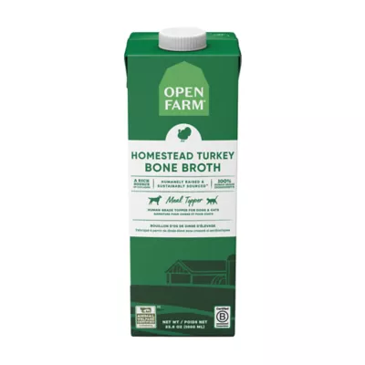 Open Farm Grain Free Bone Broth Topper for Cats or Dogs - Human Grade, Chicken - Image 1