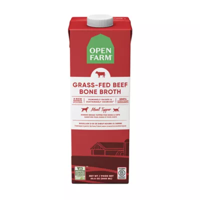 Open Farm Adult Wet Dog Food Topper - Bone Broth, 33.8 oz - Image 1