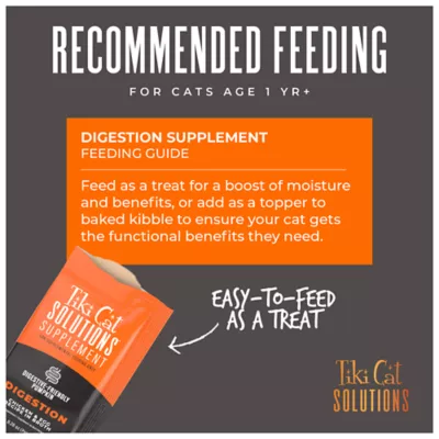 Tiki Cat Solutions Supplement - Lickable, Grain Free, Digestion, 20 Ct Sachets - Image 5