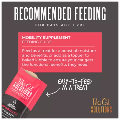 Tiki Cat Solutions Supplements Cat Treats - Mobility, 8 Count - Image 5