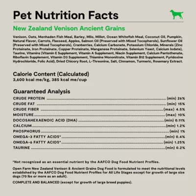 Open Farm With Grain Adult Dry Dog Food - Humanely Raised & Sustainably Sourced, Venison - Image 7