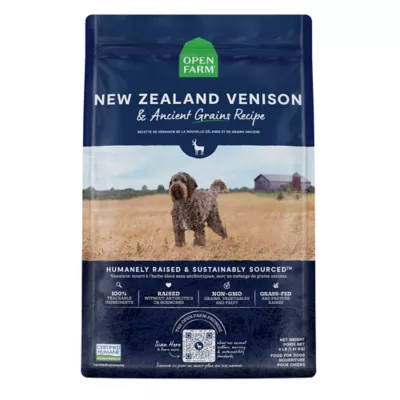 Open Farm With Grain Adult Dry Dog Food - Humanely Raised & Sustainably Sourced, Venison - Image 1
