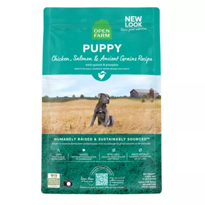 Open Farm With Grain Puppy Dry Dog Food - Humanely Raised & Sustainably Sourced, Chicken & Salmon - Image 1
