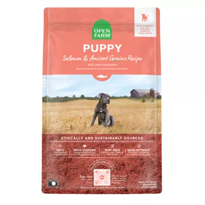 Open Farm With Grain Puppy Dry Dog Food - Humanely Raised & Sustainably Sourced, Salmon - Image 1