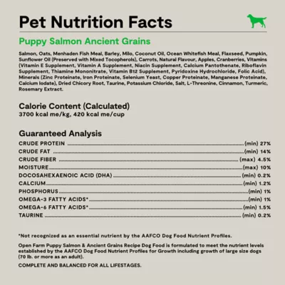 Open Farm With Grain Puppy Dry Dog Food - Humanely Raised & Sustainably Sourced, Salmon - Image 7