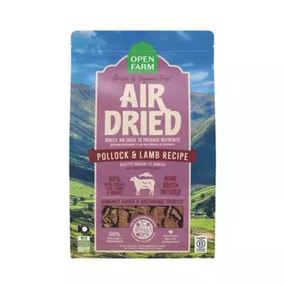 Open Farm Air Dried Adult Dry Dog Food - Bone Broth Infused, Pollock & Lamb - Image 1