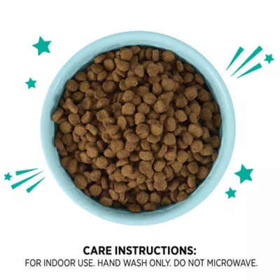Whisker City® Stainless Steel Embossed Fish Cat Bowl - Image 3