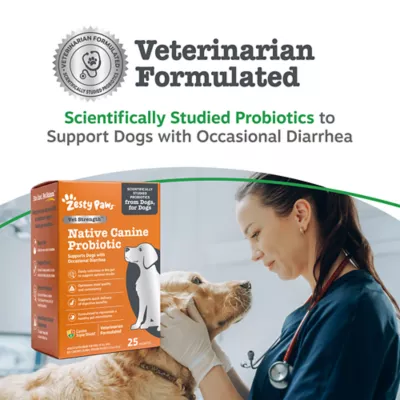 Zesty Paws Vet Strength Native Canine Probiotic Dog Powder Supplement, Gut & Digestive Health, 25ct - Image 2