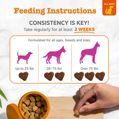 Zesty Paws Itch Relief Bites, Dog Soft Chew Immune Supplement for Skin Health, Chicken Flavor, 90ct - Image 4
