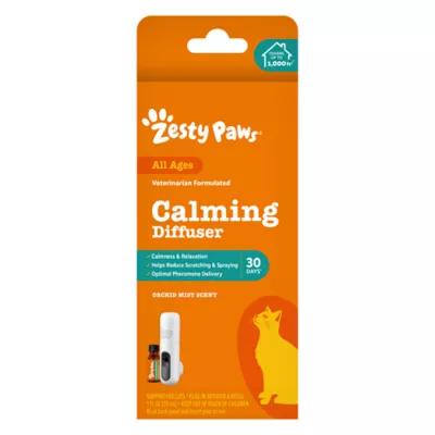 Zesty Paws Cat Calming Diffuser Kit, 30-Day Supply, Plug-In with 1 oz Refill - Image 1