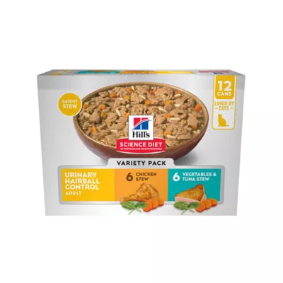 Hill's Science Diet Adult Wet Cat Food - Variety Pack, 12 CT, 34.8 OZ - Image 1