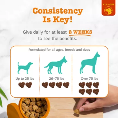 Zesty Paws Clean Breath Bites Dog Dental Supplement, Supports Healthy Teeth, Peppermint, 120 Ct - Image 5
