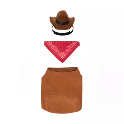 Thrills & Chills® Small Pet Cowboy Costume - Image 2