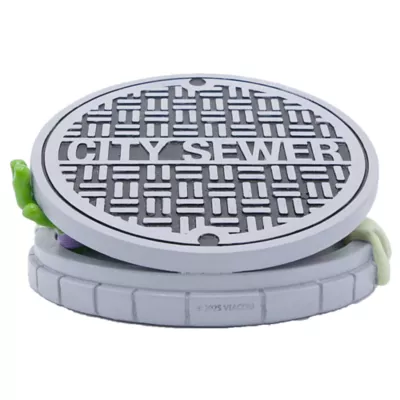 TMNT Turtles Emerging from Sewer Terrarium Ornament - Image 3