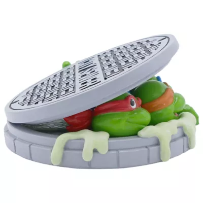 TMNT Turtles Emerging from Sewer Terrarium Ornament - Image 5