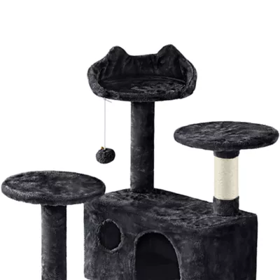 Yaheetech Cat Multilevel Cactus Themed Tree Tower - Green, 62.5 in - Image 5