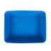 ExquisiCat® Large Cat Open Pan Litter Box W/ Durable Plastic Material & Enlarged Rim, Blue image thumbnail 3