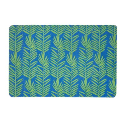 Exquisicat® Cat Scatter Control Litter Mat, Palms, Large - Image 1