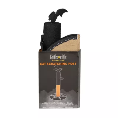 Thrills & Chills® Bat Cat Scratching Post, Dangling Toy Included, 13.3 IN L X 13.3 IN W X 17.7 IN H - Image 4