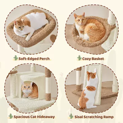 Yaheetech Cat Tree, Cactus Shape - Image 4