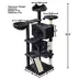 Yaheetech Cat Tree, 57 in image thumbnail 3
