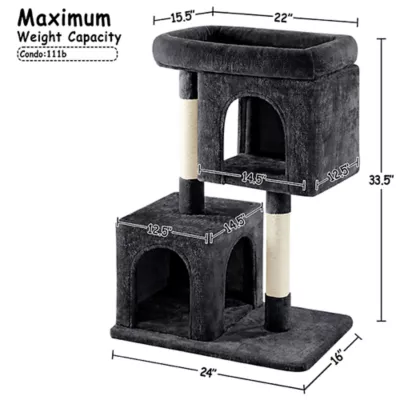 Yaheetech Cat Tree, 33 in - Image 3