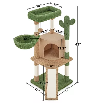 Product Yaheetech Cat Tree, Cactus Shape
