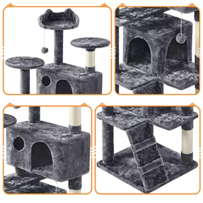 Yaheetech Cat Tree, 62 in - Image 4