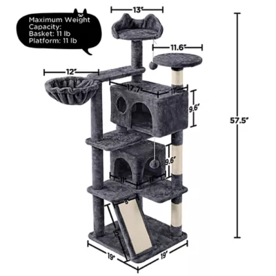 Product Yaheetech Cat Tree, 57 in