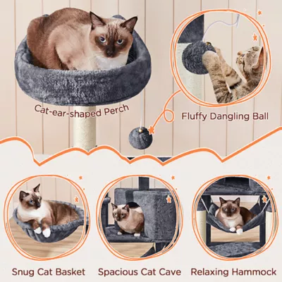 Product Yaheetech Cat Tree Multi Level, 55 in
