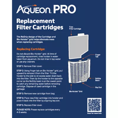 Aqueon® Replacement Filter Cartridges Large - 6 Pack - Image 2