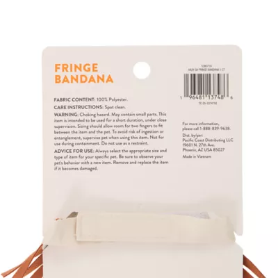 Thrills & Chills® Small Pet Fringe Bandana - Image 5