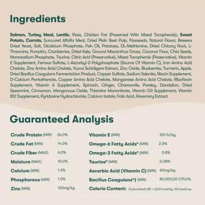 Jinx Small Breed All Life Stage Dry Dog Food - Salmon, Sweet Potato & Carrots - Image 9
