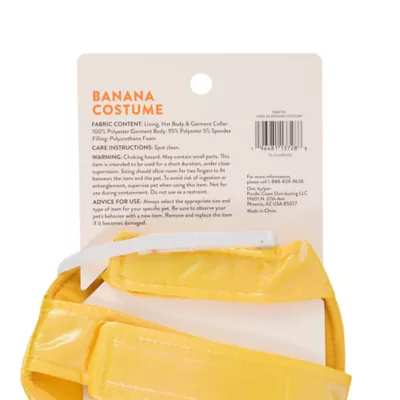 Thrills & Chills® Small Pet Banana Costume - Image 5