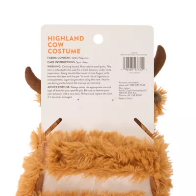 Thrills & Chills® Small Pet Highland Cow Costume - Image 5