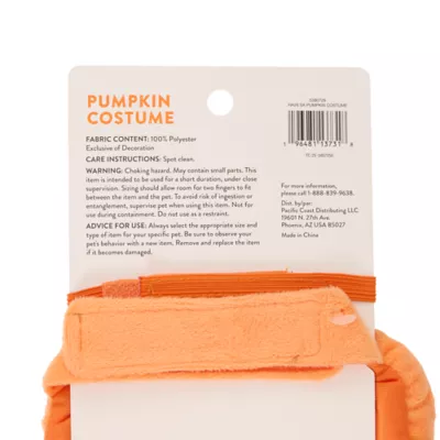 Thrills & Chills® Small Pet Pumpkin Costume - Image 5