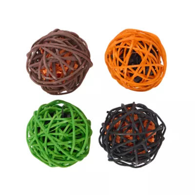 Thrills & Chills® Small Pet Halloween Willow Ball Chews - Image 1