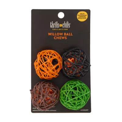Thrills & Chills® Small Pet Halloween Willow Ball Chews - Image 2