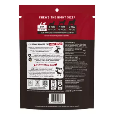 Earth Animal No Hide Adult Dog Chews - Beef Sticks 10 ct - Image 2