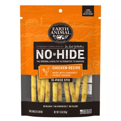 Earth Animal No Hide Adult Dog Chew - Chicken Sticks 10 ct - Image 1