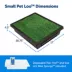 PetSafe Pet Loo Portable Dog Potty - Pet Toilet Alternative for Puppy Pads image thumbnail 4