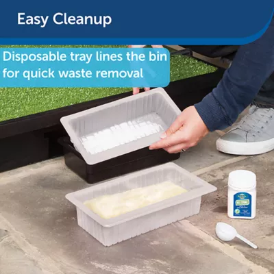 Product PetSafe Pet Loo Pee Pod with Sponge - 7-pack - Indoor Toilet Tray for Pets - Urine Disposal