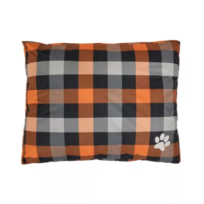 Thrills & Chills® Halloween Plaid Pillow Dog Bed, ONESIZE 36 IN L X 28 IN W - Image 3