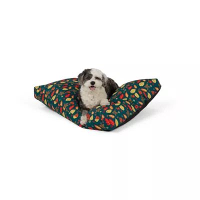 Thrills & Chills® Halloween Leaves Pillow Dog Bed, ONESIZE 36 IN L X 28 IN W - Image 1