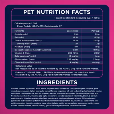 Eukanuba™ Small Breed Senior Dry Dog Food - Chicken - Image 7