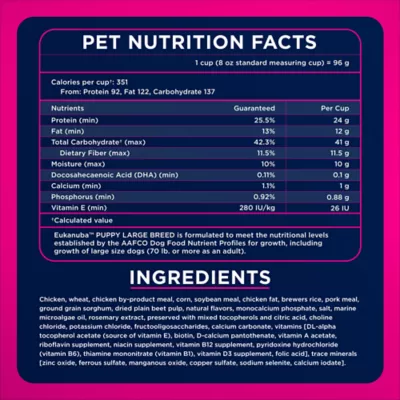 Eukanuba™ Large Breed Puppy Dry Dog Food - Chicken - Image 7