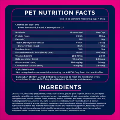 Eukanuba™ Large Breed Senior Dry Dog Food - Chicken - Image 7